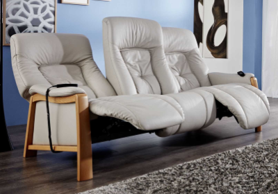 Fabric 3 Seater Power Recliner Sofas