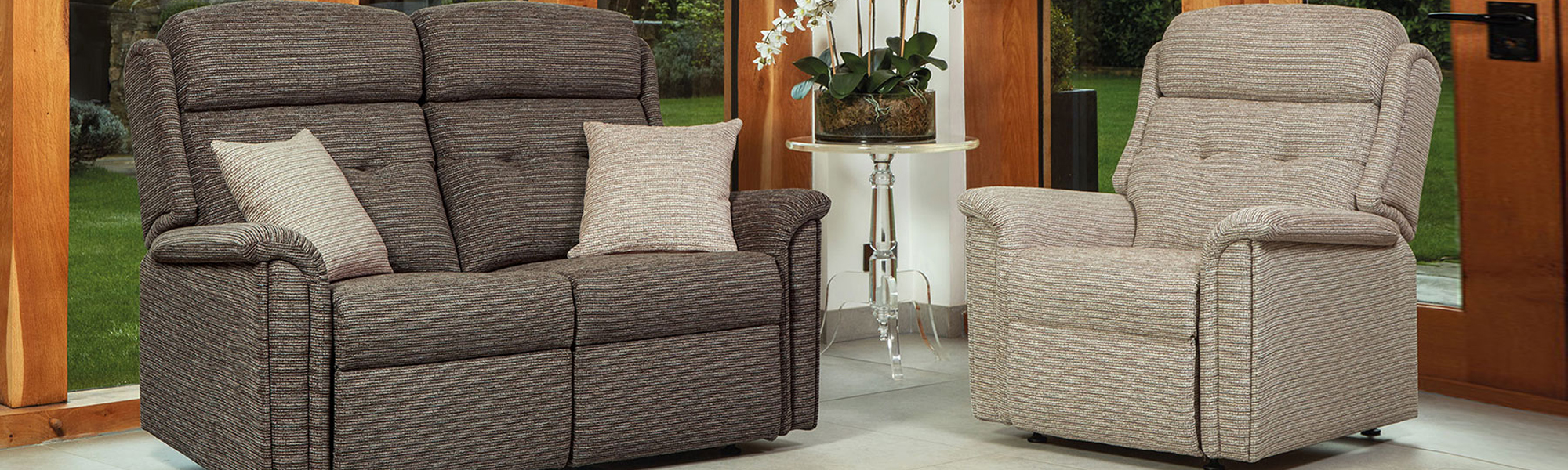 Fabric Armchairs & Cuddler Chairs