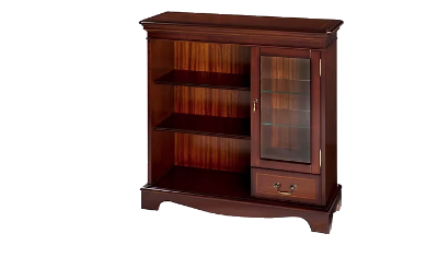 one drawer display bookcase