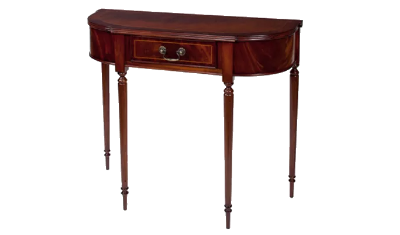 one drawer sheraton hall table