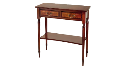 two drawer hall table