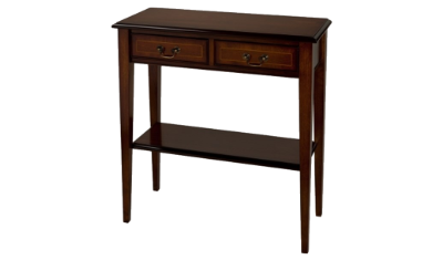 two drawer sheraton hall table