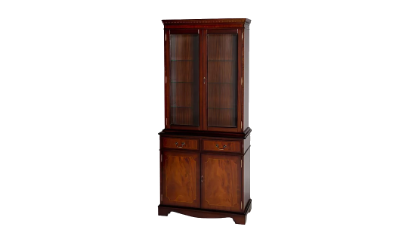 three foot two door display cabinet