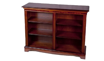 three foot by four foot open bookcase