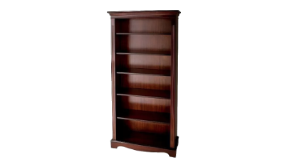 six foot open bookcase