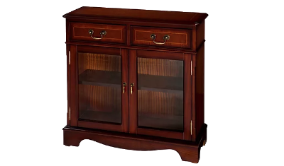 Bookcase With Glass Doors