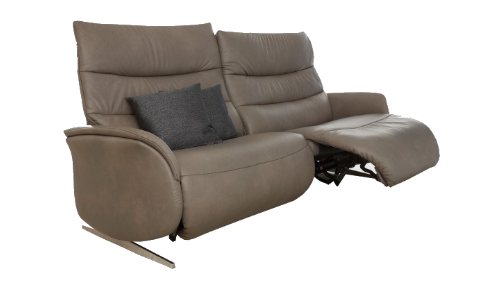 Azure Fabric 2.5 Seater Manual Recliner Sofa Wall Free Function 81H