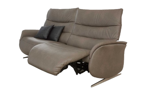 Azure Fabric 3 Seater Manual Recliner Sofa Wall Free Function 82H