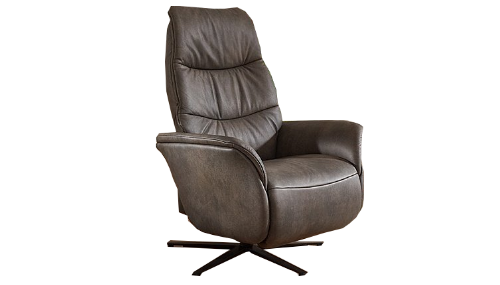 Azure Leather Manual Recliner