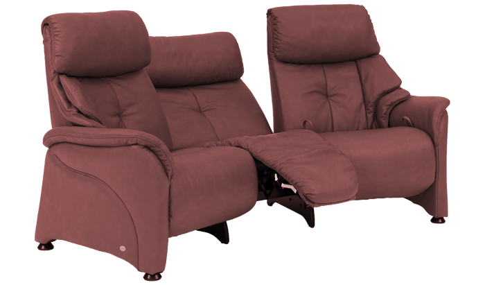 Chester Fabric Curved Recliner Sofa 72X
