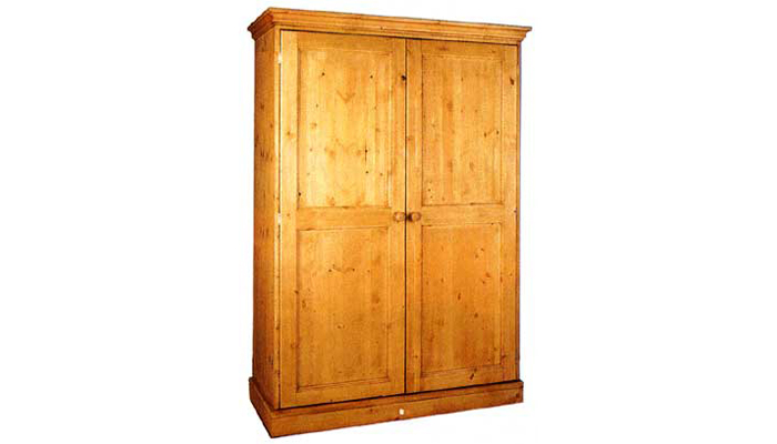 Cornish Pine 2 Door Double Wardrobe