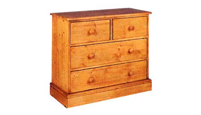 Cornish Pine 2 Over 2 Chest of Drawers