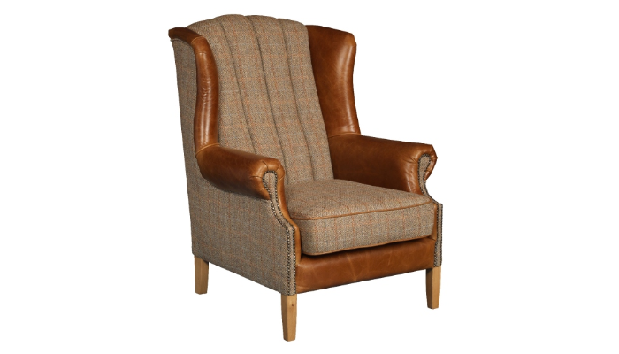 Fluted Wing Armchair -  Fast Track (3HTW Hunting Lodge)