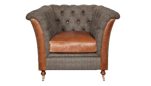 Granby Fast Track Chair Moreland Harris Tweed