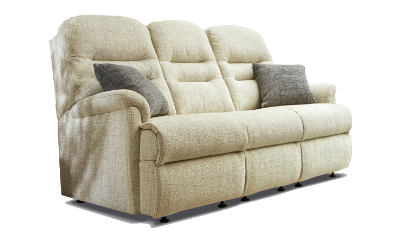 Keswick Fabric Small Fixed 3 Seater