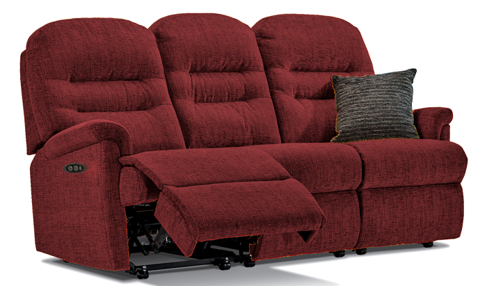 Keswick Fabric Small Power Recliner 3 Seater