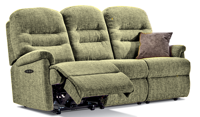 Keswick Fabric Standard Power Recliner 3 Seater