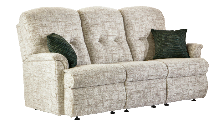 Lincoln Fabric Small 3 Seater Sofa