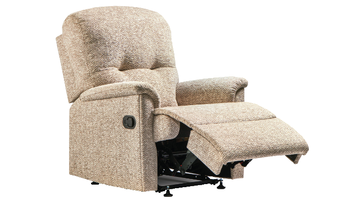 Lincoln Fabric Small Recliner