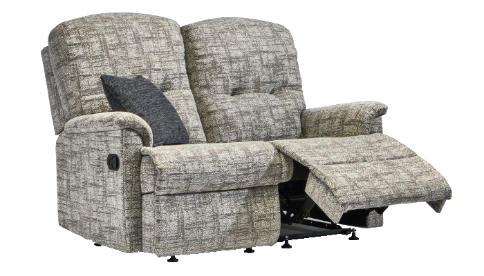 Lincoln Fabric Standard 2 Seater Powered Recliner