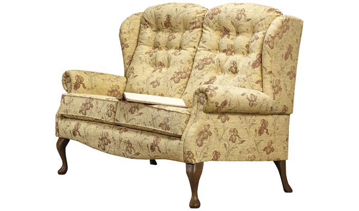 Lynton Fabric Fireside 2-seater