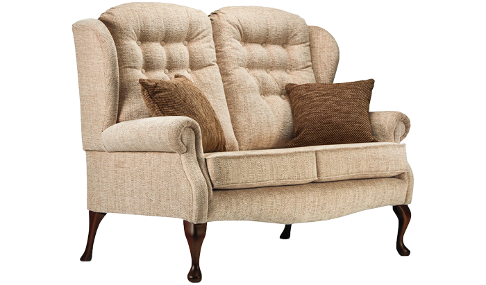 Lynton Fabric High Seat 2-seater
