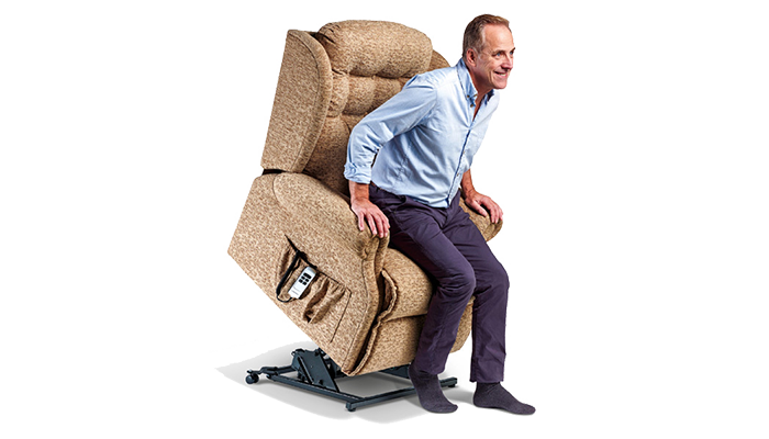 Lynton Fabric Royale Power Riser Recliner