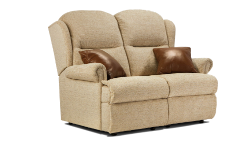 Malvern Fabric Small Fixed 2-seater