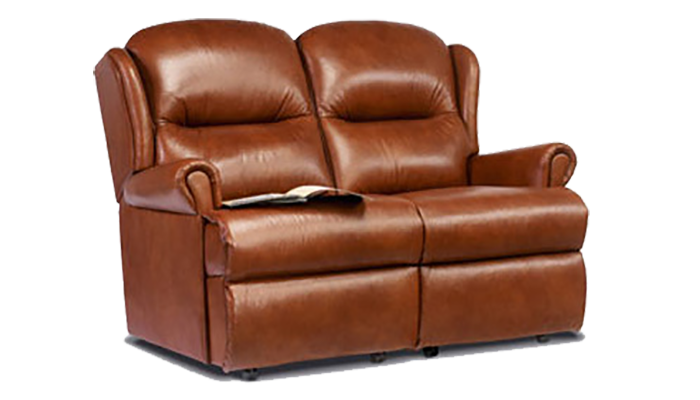 Malvern Leather Small Fixed 2-seater