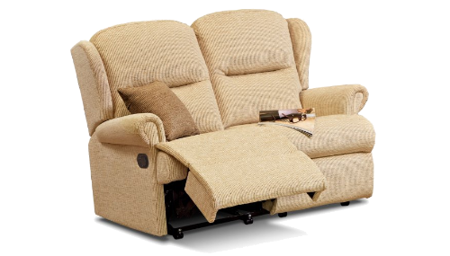 Malvern Fabric Small Powered Reclining 2-seater