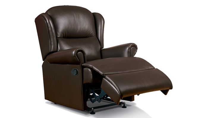Malvern Leather Small Recliner