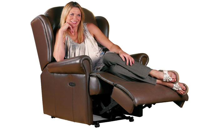 Malvern Leather Standard Power Recliner