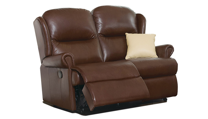 Malvern Leather Standard Powered Reclining 2-seater