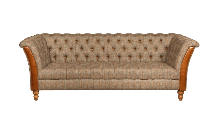 Milford Leather 3 Seater Sofa