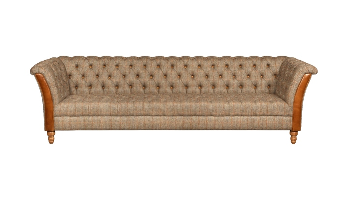 Milford Leather 4 Seater sofa