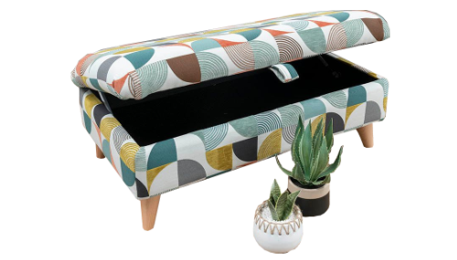 Alstons Oceana legged ottoman