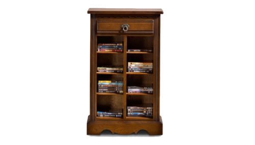 Old Charm DVD CD Storage Cabinet