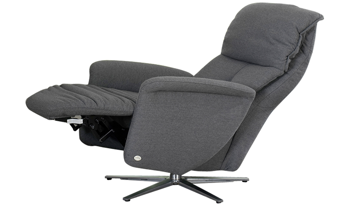 Swan Leather Large Motor Easy-Swing Chair 47	