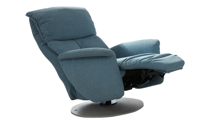 Swan Leather Small Motor Lift & Rise Easy-Swing Chair 65	
