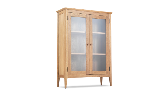 Wardley Oak Glazed Cabinet