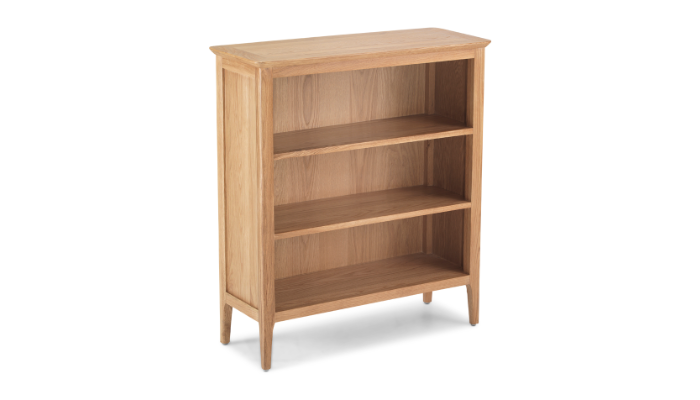 Wardley Oak Low Bookcase